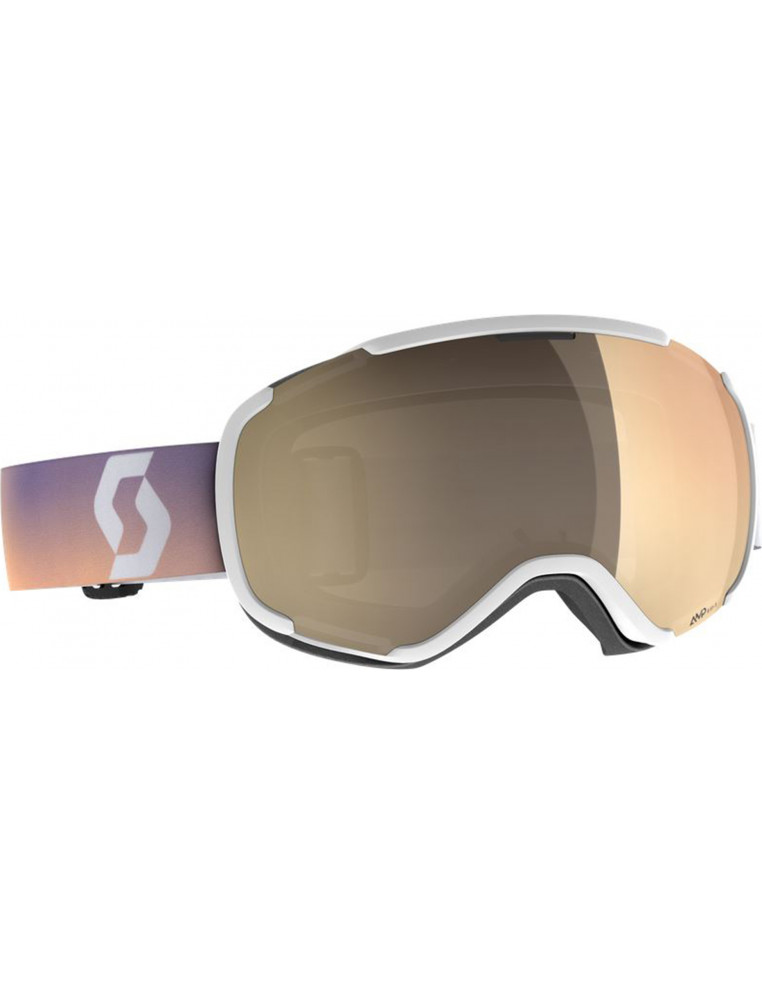 Очки SCOTT Faze II LS white/soft pink (light sensitive bronze chrome) Cat.1-3 7616185086703 Горнолыжные очки SCOTT 13 200 ₽