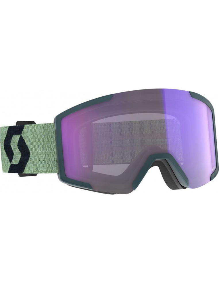 Очки SCOTT Shield LS Soft Green/Black (Light Sensitive Blue Chrome) Cat.2-4 7615523881321 Горнолыжные очки SCOTT 13 200 ₽