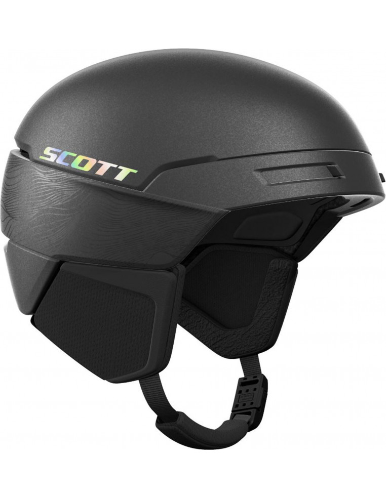 Шлем SCOTT Flow Plus Pro granite black/holo grey M 55-59 7616185055914 Горнолыжные шлемы SCOTT 22 000 ₽