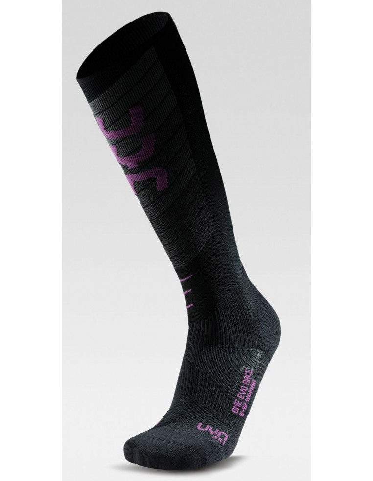 Носки UYN WS SKI EVO RACE ONE B223 Black/Purple Р:39-40 8054216800673 Термоноски UYN 3 590 ₽