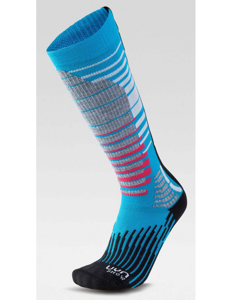 Носки UYN WS SKI SNOWBOARD A292 Turquoise/Black Р:39-40 8054216354640 Термоноски UYN 3 590 ₽