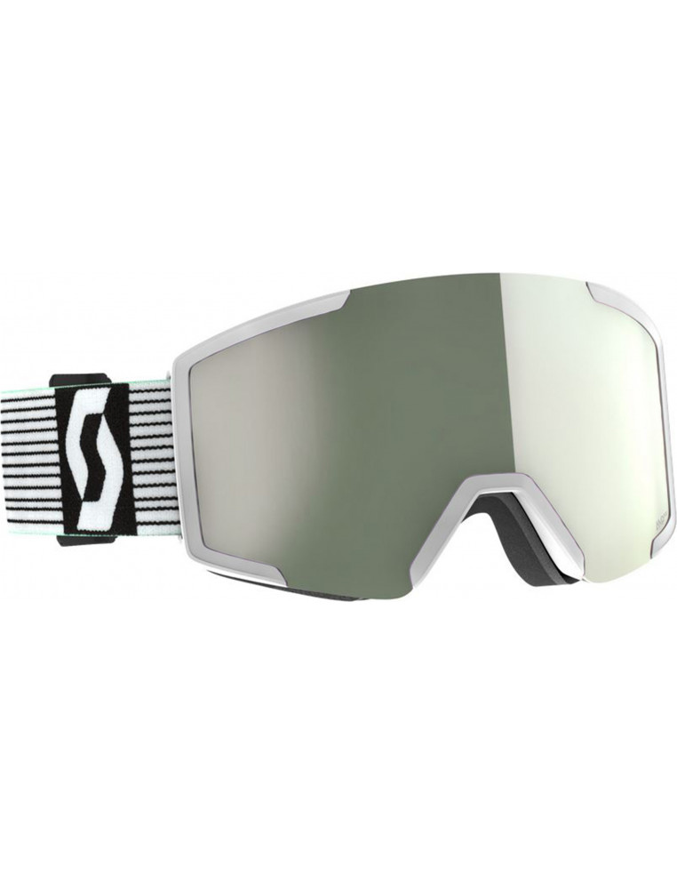 Очки SCOTT Shield AMP Pro white/mint green (amp pro white chrome) Cat.3 7616185126836 Горнолыжные очки SCOTT 13 900 ₽