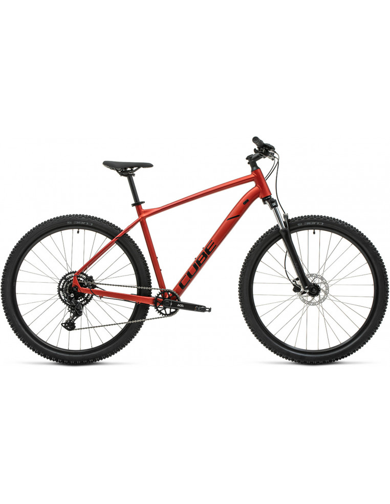 Велосипед 29" CUBE Aim Pro 20" 9 скоростей fireorange´n´black 2200000049674 Горные велосипеды CUBE 80 990 ₽