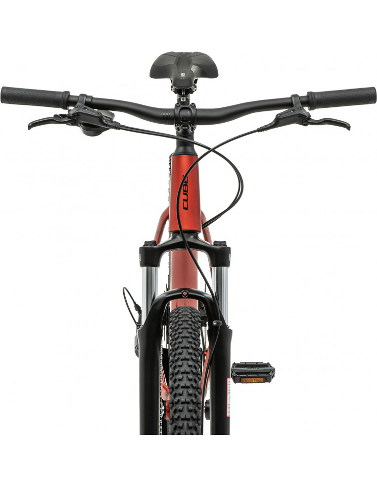 Велосипед 29" CUBE Aim Pro 18" 9 скоростей fireorange´n´black 2200000049667 Горные велосипеды CUBE 80 990 ₽