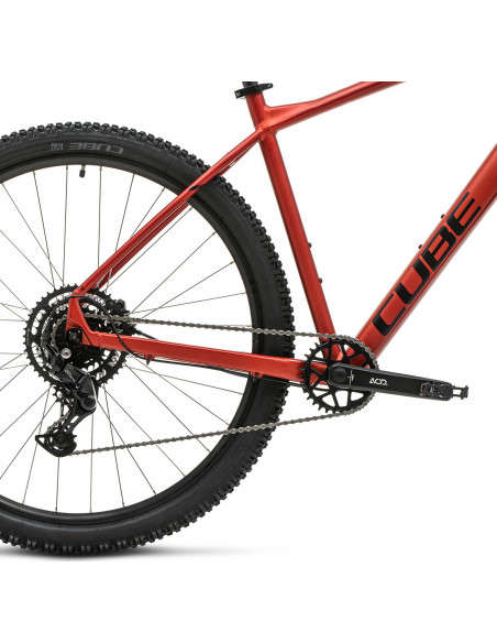 Велосипед 29" CUBE Aim Pro 20" 9 скоростей fireorange´n´black 2200000049674 Горные велосипеды CUBE 80 990 ₽