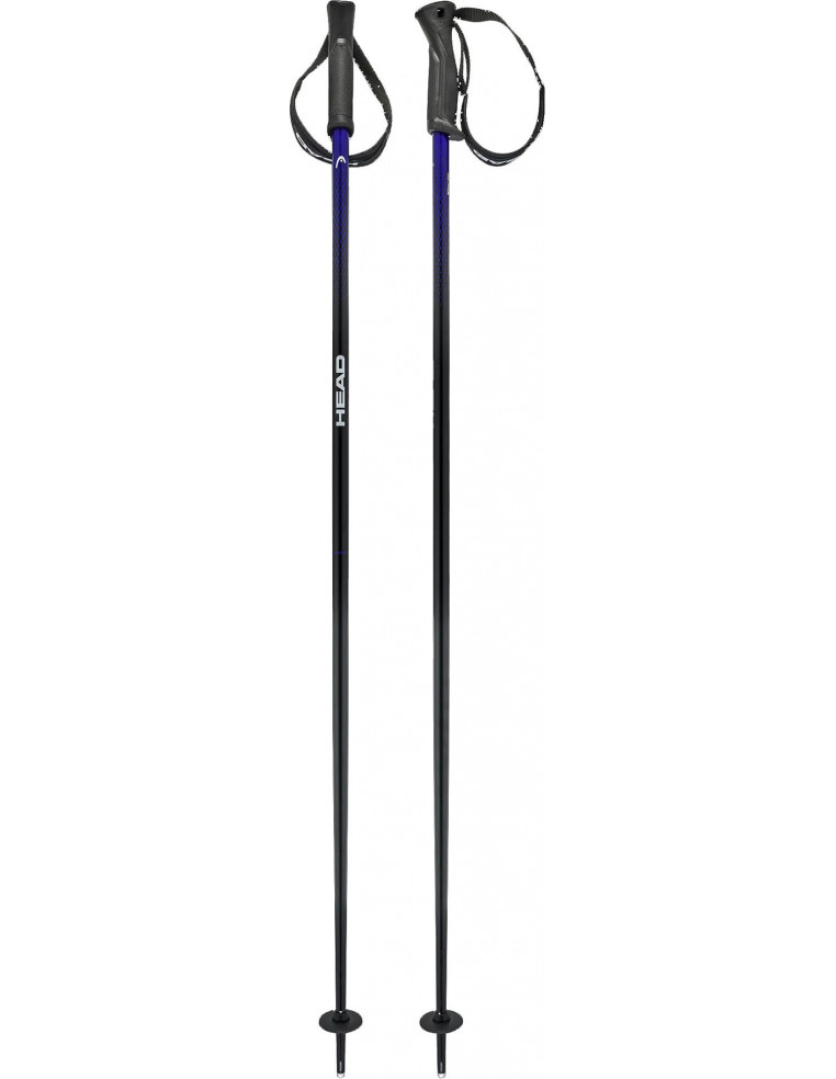 Палки горнолыжные HEAD Frontside black/blue 120 2200000044990 Горнолыжные палки HEAD 5 390 ₽