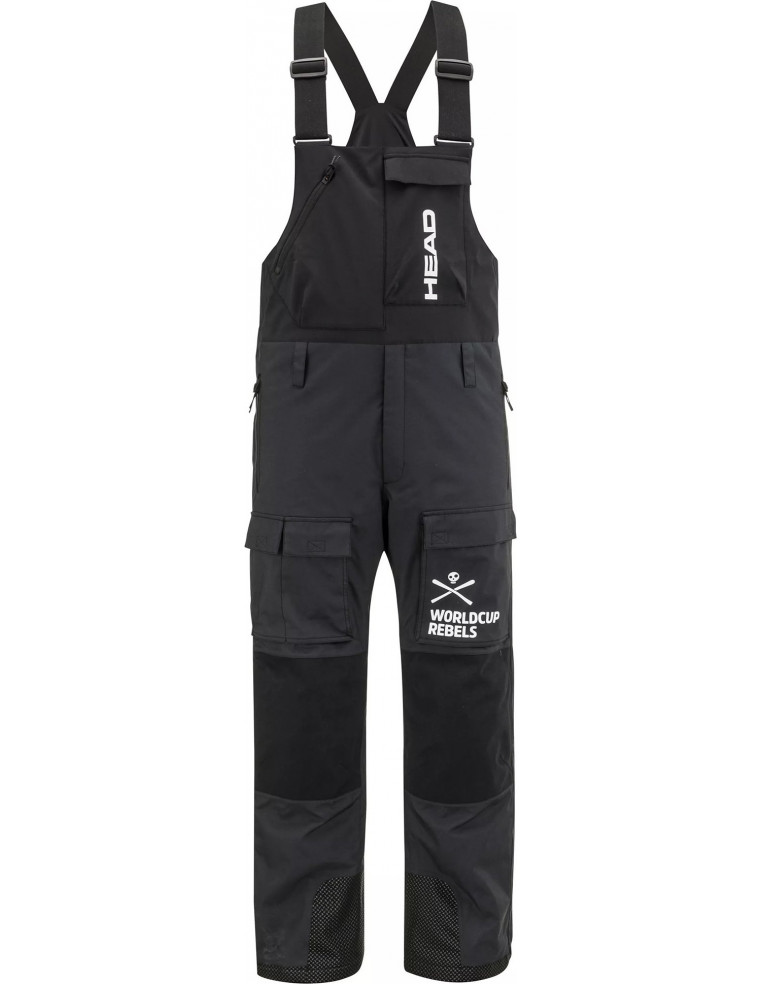 Брюки мужские HEAD M'S RACE TEAM Bib Pants Men брюки-самосбросы Black Р:M/L 2200000047120 Брюки HEAD 39 990 ₽