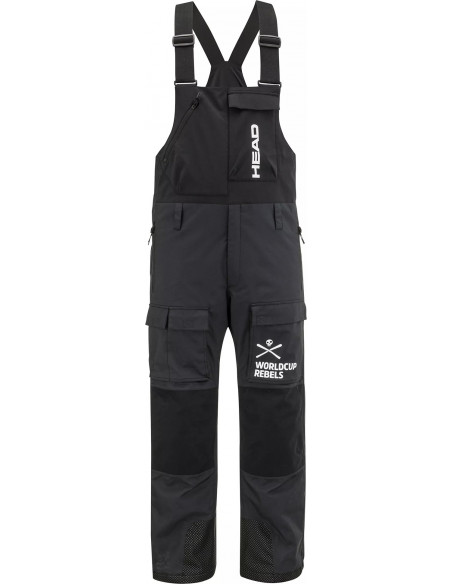 Брюки мужские HEAD M'S RACE TEAM Bib Pants Men брюки-самосбросы Black Р:M/L 2200000047120 Брюки HEAD 39 990 ₽