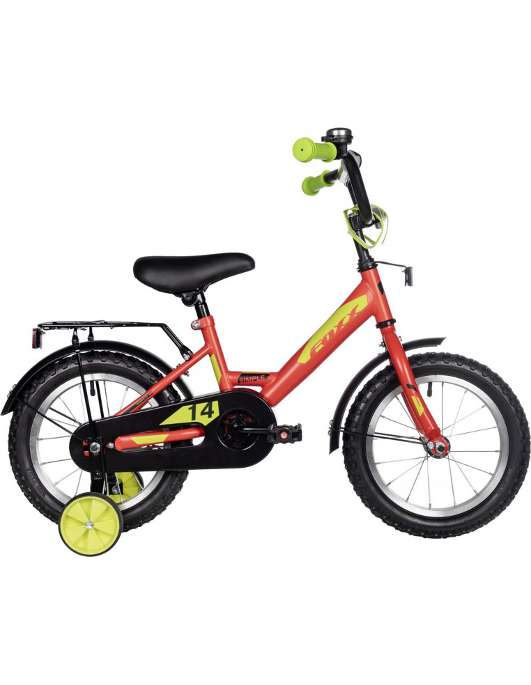 Велосипед 14" FOXX SIMPLE Красный 2200000047854 Детские велосипеды Foxx 7 990 ₽