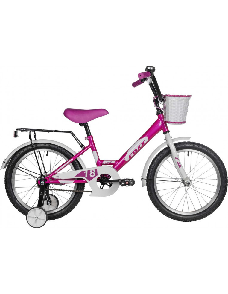 Велосипед 18" FOXX SIMPLE Розовый 2200000047939 Детские велосипеды Foxx 9 950 ₽