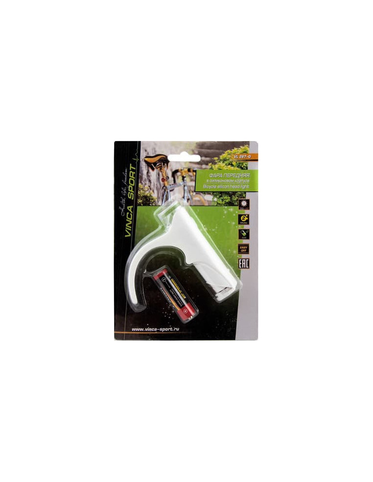 Фара передняя VL 267-G white (1 диод, 2 режима) 2000014391086 Велоаксессуары VS 590 ₽