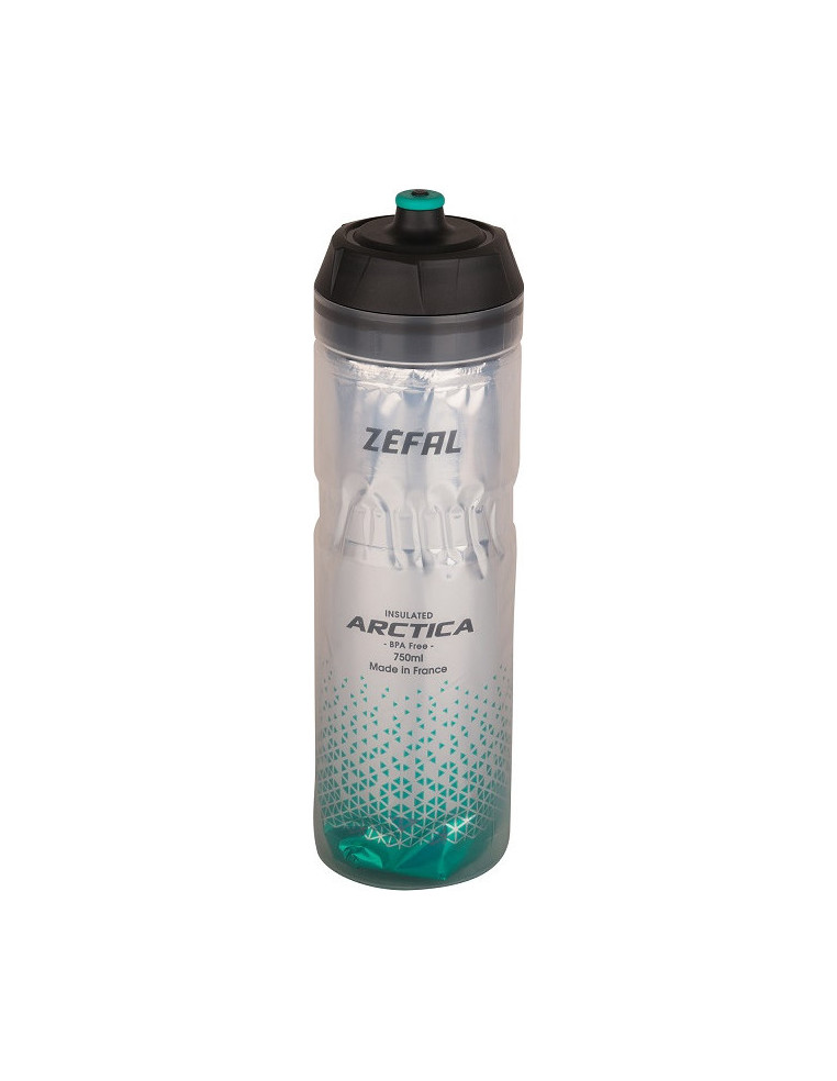 Фляга ZEFAL Arctica 75 Bottle Silver/Caraibean Green 3420586600291 Велоаксессуары ZEFAL 990 ₽