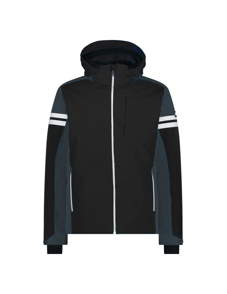 Куртка мужская CMP MAN JACKET ZIP HOOD NERO (Черный) P:52 8059342461682 Куртки CMP 39 890 ₽