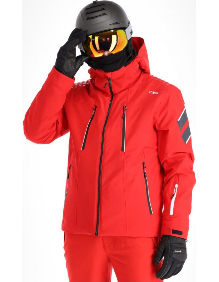 Куртка мужская CMP MAN JACKET ZIP HOOD FERRARI (Красный) P:52 8057153822036 Куртки CMP 24 290 ₽