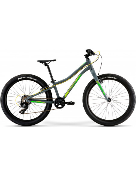 Велосипед горный Merida Matts J.24+ Eco К:24" MattCoolGrey/GreenYellow 2200000035387 Детские велосипеды MERIDA 37 790 ₽