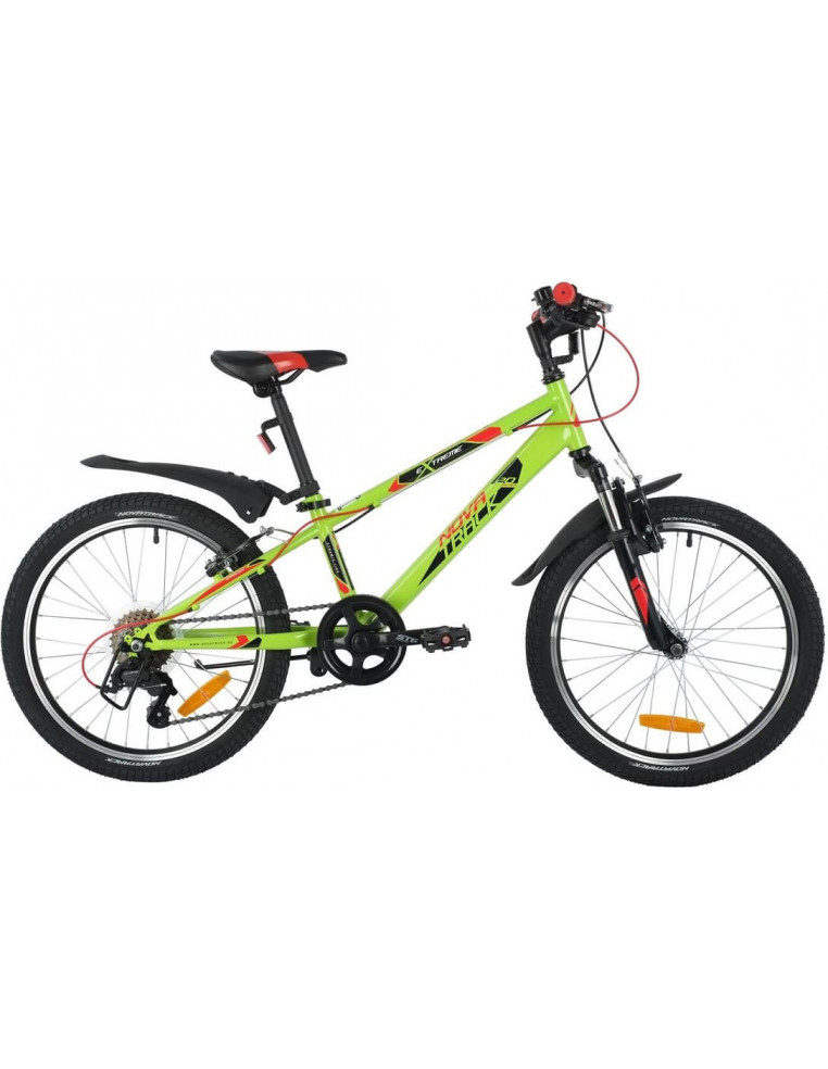 Велосипед 20" NOVATRACK EXTREME 6 скор. Сталь Зеленый 2200000025081 Детские велосипеды Novatrack 18 800 ₽
