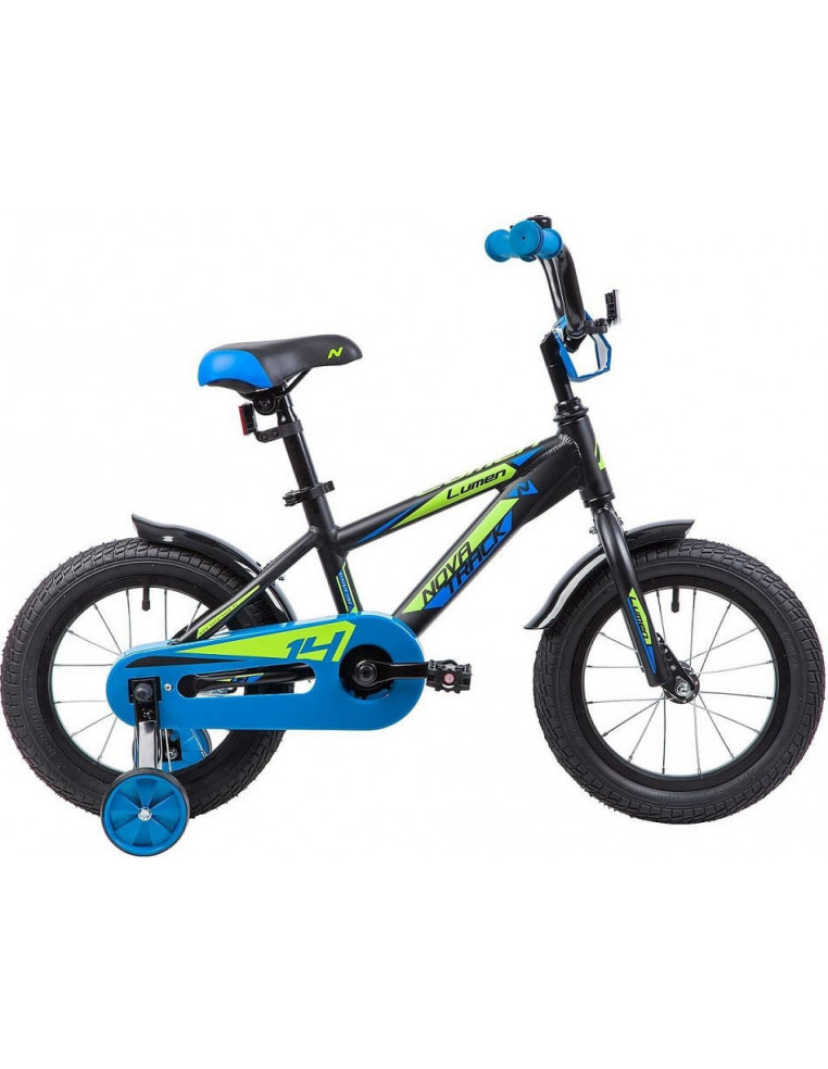 Велосипед 14" NOVATRACK LUMEN Алюминиевый Черный 2200000030054 Детские велосипеды Novatrack 12 480 ₽