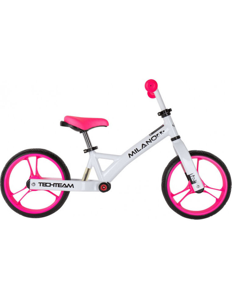 Беговел 12" TECH TEAM Milano 4.0 розовый 2000040840015 Детские велосипеды TECH TEAM 3 990 ₽