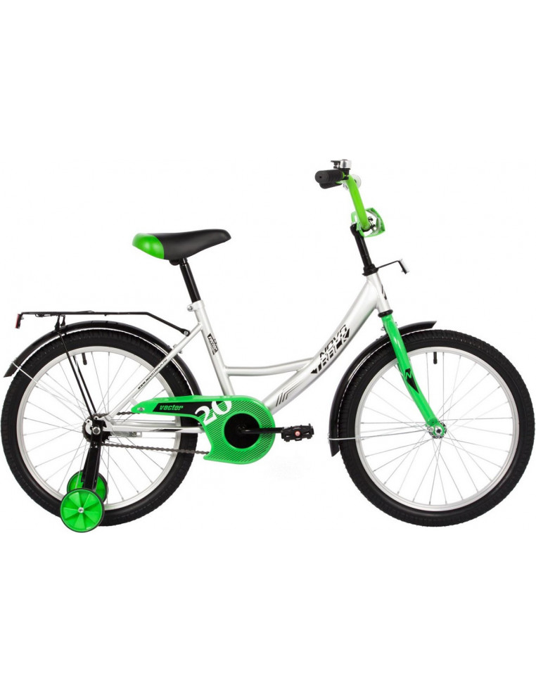 Велосипед 20" NOVATRACK VECTOR Серебристый 2200000041807 Детские велосипеды Novatrack 9 890 ₽