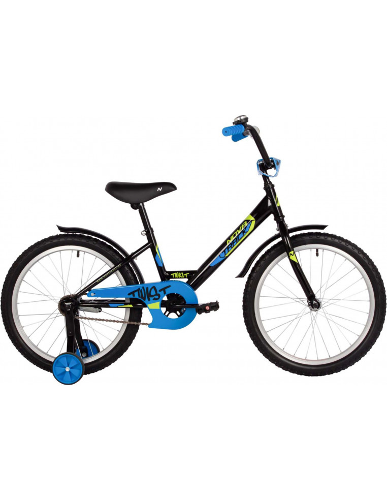 Велосипед 20" NOVATRACK TWIST Черный 2200000047762 Детские велосипеды Novatrack 11 590 ₽