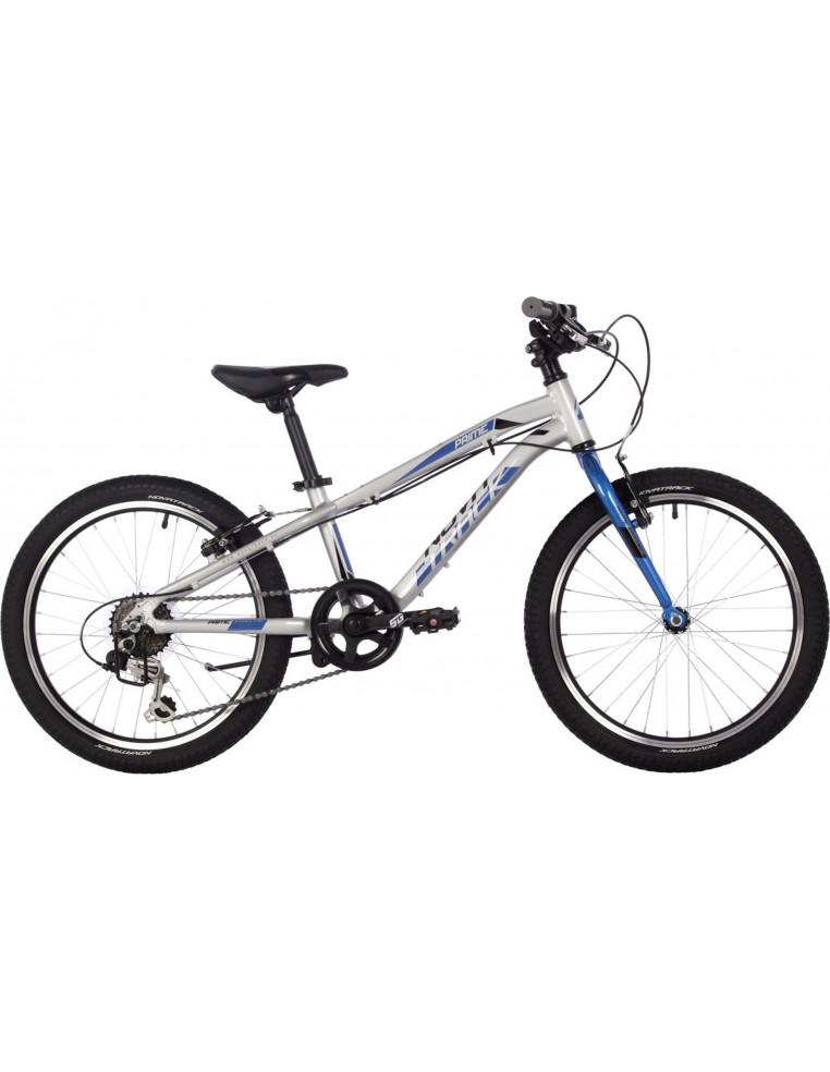 Велосипед 20" NOVATRACK PRIME 6 скоростей Алюм., Серебристый 4680178578530 Детские велосипеды Novatrack 22 800 ₽
