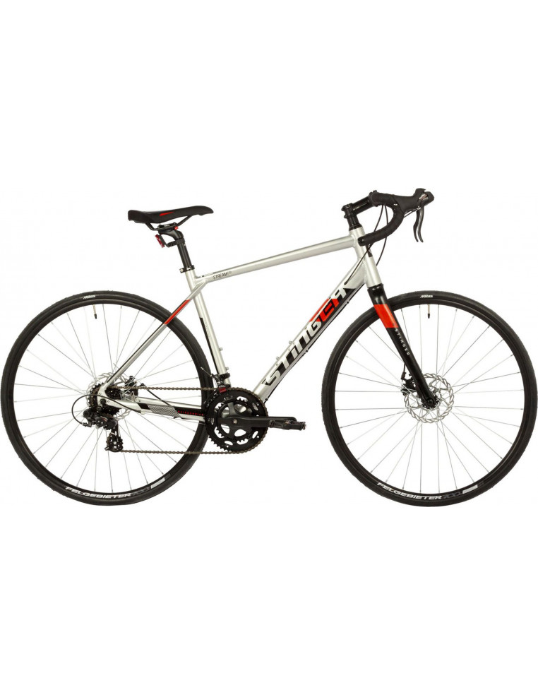 Велосипед 28" STINGER STREAM STD 700C 18" 14 скор. Серебристый 2200000049094 Дорожные велосипеды STINGER 43 800 ₽
