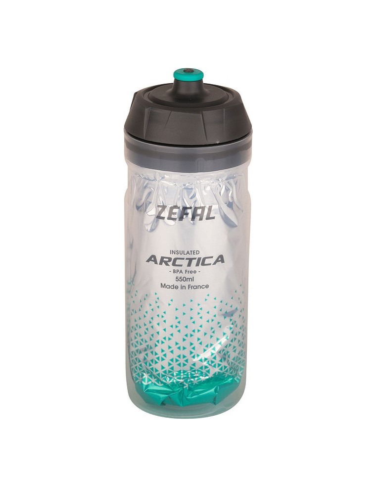 Фляга ZEFAL Arctica 55 Bottle Silver/Caraibean Green 3420586600208 Велоаксессуары ZEFAL 1 290 ₽