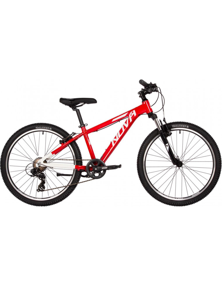 Велосипед 24" NOVATRACK EXTREME 13" 7 скор. Алюм. Красный Белый 2200000049513 Детские велосипеды Novatrack 28 600 ₽