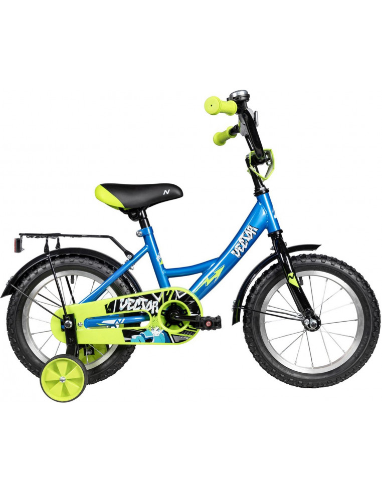 Велосипед 14" NOVATRACK VECTOR Синий 4602010339222 Детские велосипеды Novatrack 8 390 ₽