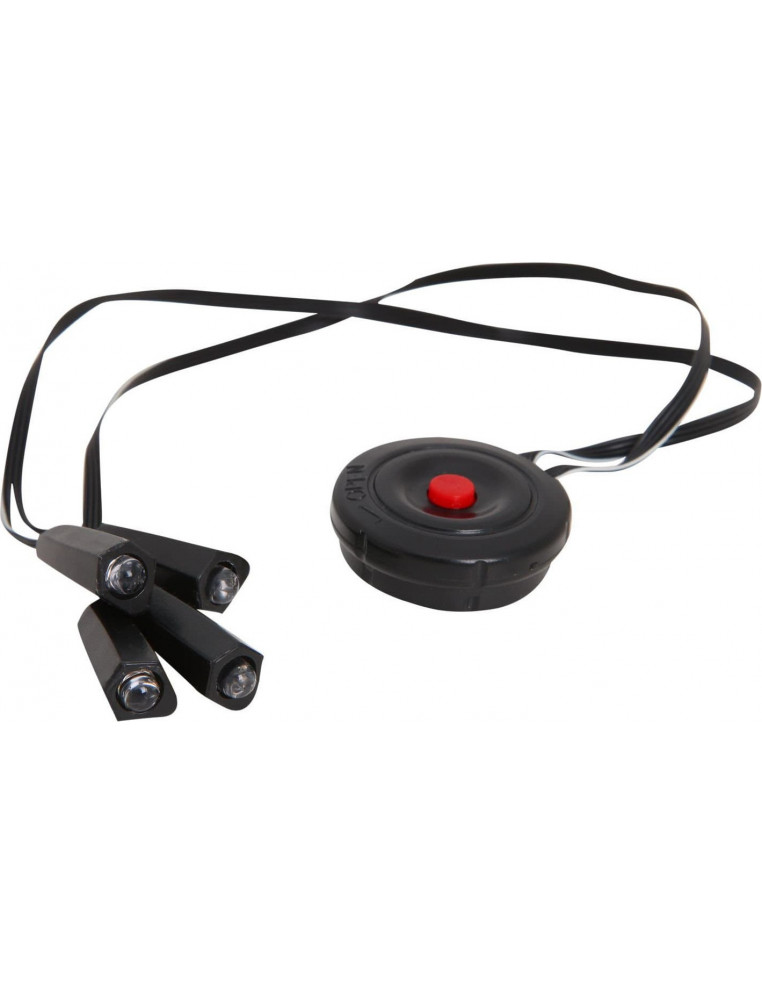 Фонарь STG на шлем JY-389, 4 диод, 4ф. X66176 4602010444780 Велоаксессуары STG 520 ₽