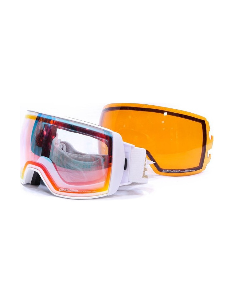 Очки SALICE 605 DARWF WHITE-GOLD/CLEAR OTG+SONAR 8023929023402 Горнолыжные очки SALICE 11 990 ₽