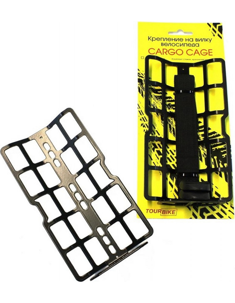 Крепление на вилку велосипеда CARGO CAGE 194х106х55мм черный 777-100 4650227601977 Сумки вело PROTECT 2 500 ₽