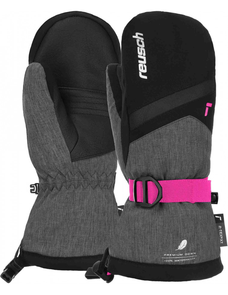 Варежки REUSCH JR Kito R-Tex XT Black/Black Melange/Pink Glo P:6 4060485429693 Варежки Reusch 4 990 ₽
