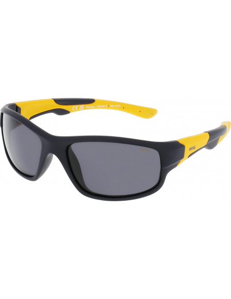 Очки INVU IK22408B детские Black Yellow matt (синяя с зеркальным покрытием) Cat.3 7630775788860 Очки INVU 3 290 ₽