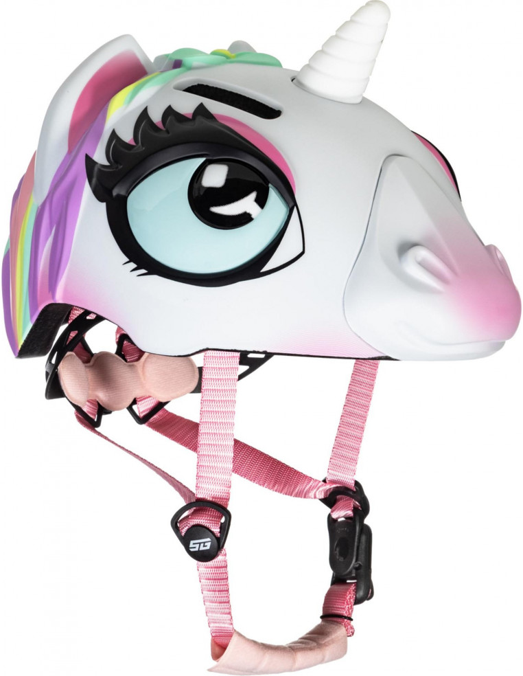 Шлем велосипедный STG детский Unicorn Белый с розовым Р:49-55 Х126530 4660120062751 Велошлемы STG 5 200 ₽