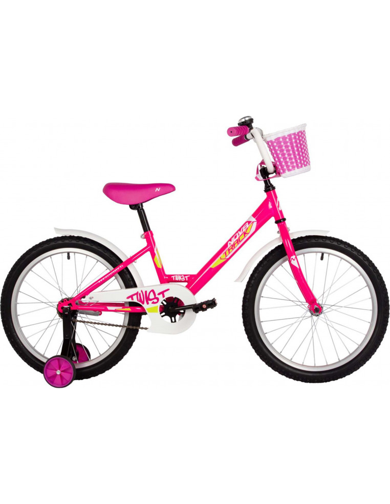 Велосипед 20" NOVATRACK TWIST Розовый 2200000047779 Детские велосипеды Novatrack 11 590 ₽