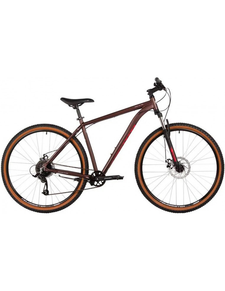 Велосипед 29" FOXX MERIDIAN 20", 8 скоростей Коричневый 2200000047984 Горные велосипеды Foxx 28 990 ₽