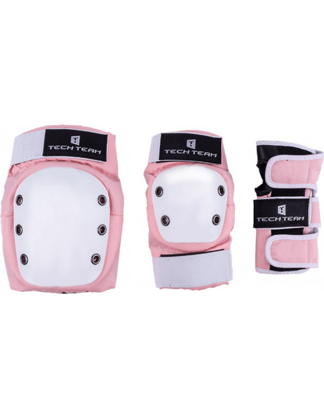 Защита TECH TEAM Safe fit adult 2.0 pink S