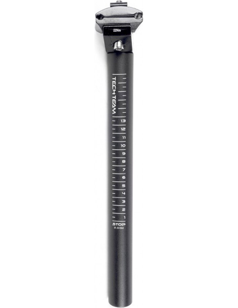 Штырь подседельный 31,6x400mm с креплением, черный JS-609 2200000048615 Запчасти для велосипедов TECH TEAM 990 ₽