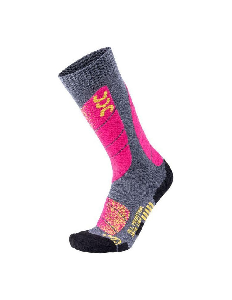 Носки UYN WS SKI ALL MOUNTAIN LADY G943 Medium Grey Melange/Pink Р:41-42 8054216260828 Термоноски UYN 2 390 ₽