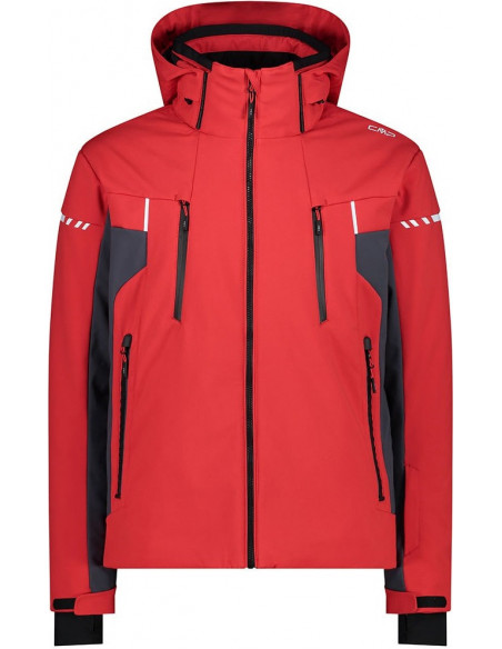 Куртка мужская CMP MAN JACKET ZIP HOOD FERRARI (Красный) P:48 8057153757710 Куртки CMP 21 970 ₽