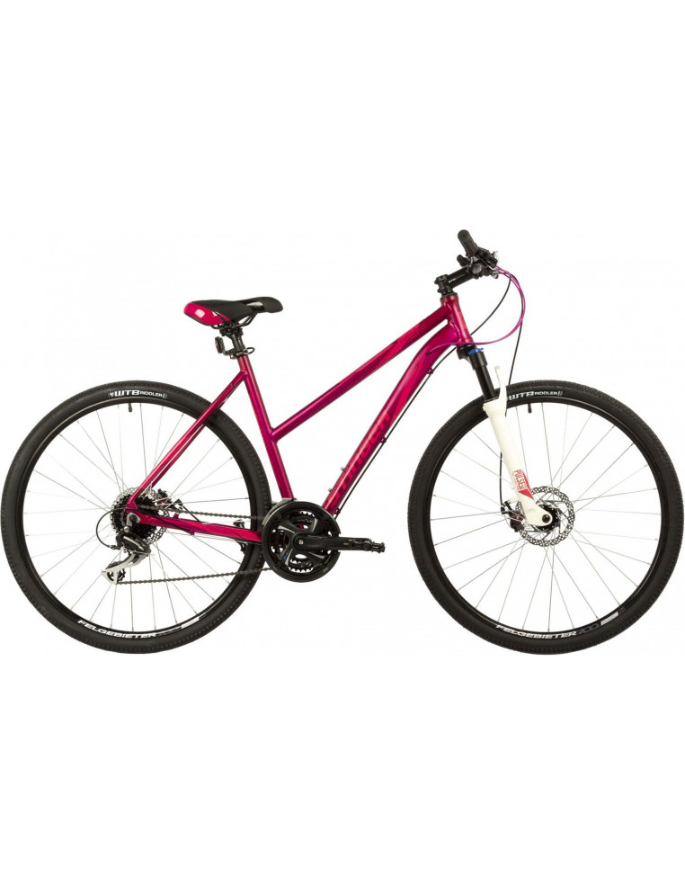 Велосипед 28" STINGER 700C LIBERTY EVO 48см 24скор. Розовый 2200000043825 Дорожные велосипеды STINGER 32 960 ₽