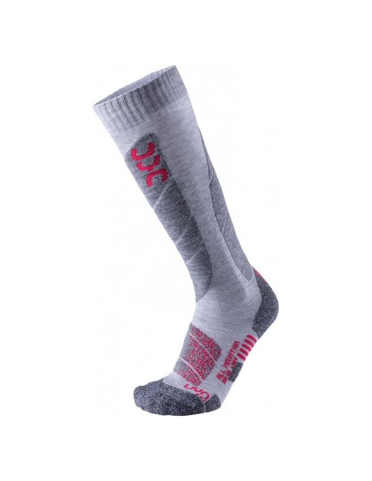 Носки UYN WS SKI ALL MOUNTAIN LADY G725 Light Grey Melange/Coral Р:39-40 8054216260774 Термоноски UYN 2 390 ₽