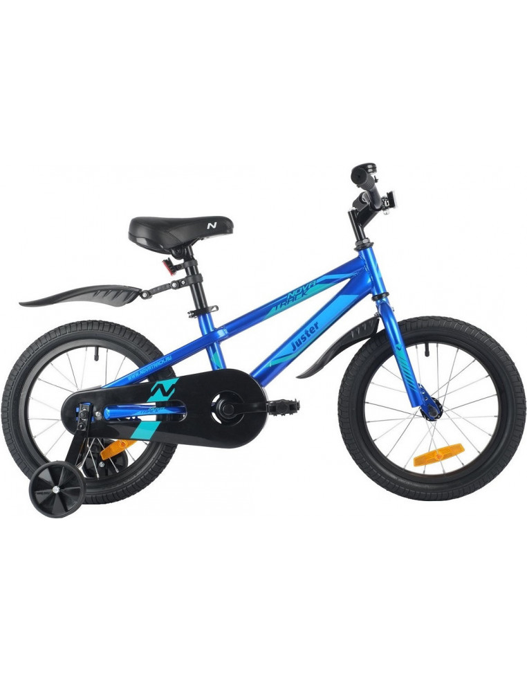 Велосипед 16" NOVATRACK JUSTER Синий 2023 2200000038296 Детские велосипеды Novatrack 10 950 ₽