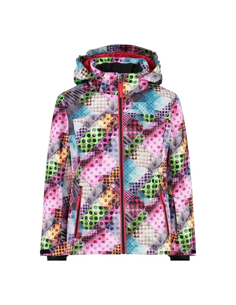 Куртка CMP G JACKET SNAPS HOOD BEGONIA-TITANIO (Малиновый) Р:140 8059342218477 Детские куртки CMP 10 990 ₽