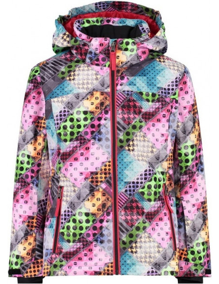 Куртка CMP G JACKET SNAPS HOOD BEGONIA-TITANIO (Малиновый) Р:140 8059342218477 Детские куртки CMP 10 990 ₽