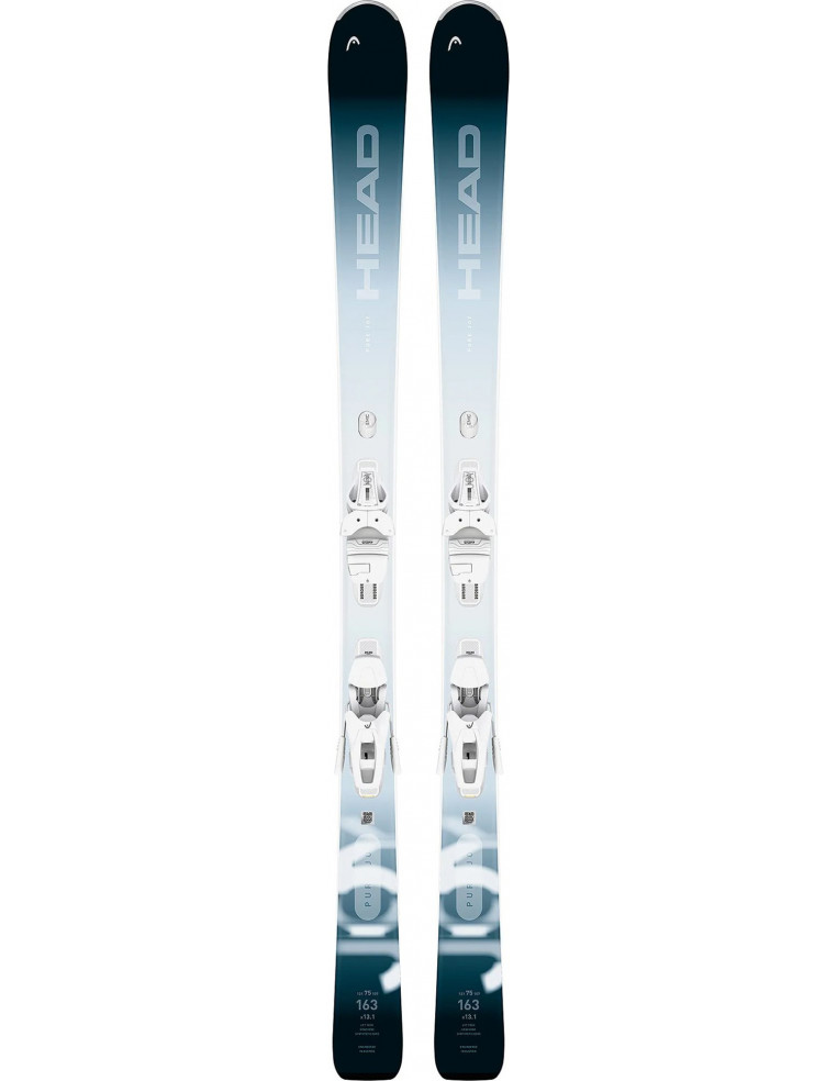Горные лыжи HEAD Pure Joy SLR Joy black/blue 143 + JOY 9 GW 2200000045508 Горные лыжи в Уфе HEAD 48 490 ₽