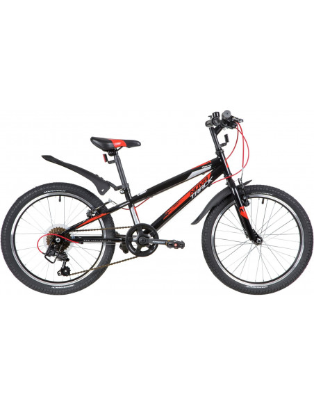 Велосипед 20" NOVATRACK RACER, 6 скоростей, Сталь Черный 2200000017789 Детские велосипеды Novatrack 17 950 ₽