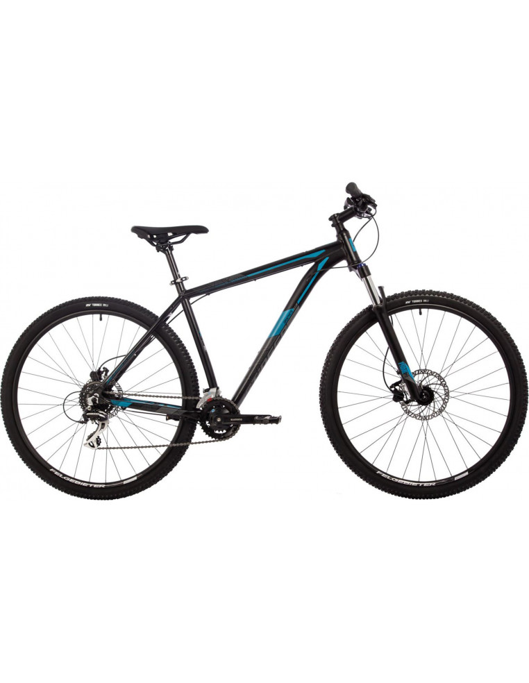 Велосипед 29" STINGER GRAPHITE EVO 18" 16 скоростей черный-синий 2200000044525 Горные велосипеды STINGER 36 720 ₽