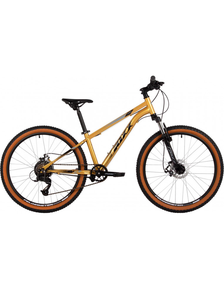 Велосипед 24" FOXX CAIMAN JR 12" 6 скор. Золотой 4630413305315 Детские велосипеды Foxx 22 600 ₽